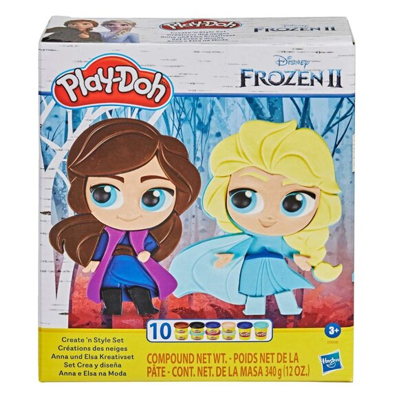 Brand New ❄️Play-Doh Frozen Anna & Elsa Create Set - Picture 3 of 11